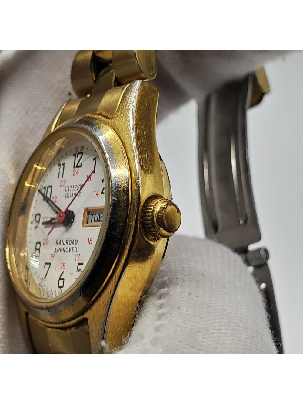 Citizen Railroad Approved Watch Womens 24mm For Parts Or Repair